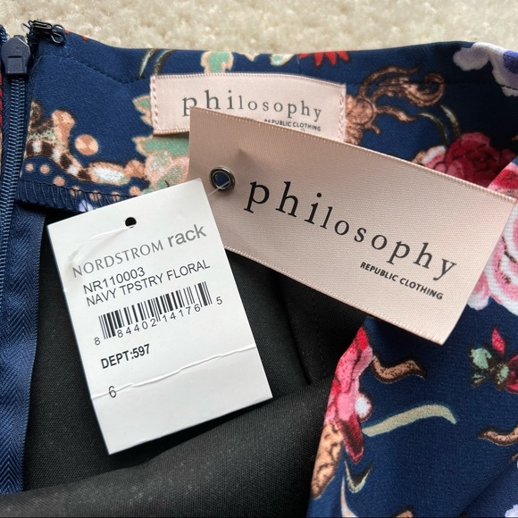 Philosophy Floral Print Pencil Skirt - Picture 11 of 12
